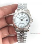 AR V2 Replica Rolex Datejust White Face Jubilee 36mm Watch - Rolex AR Factory